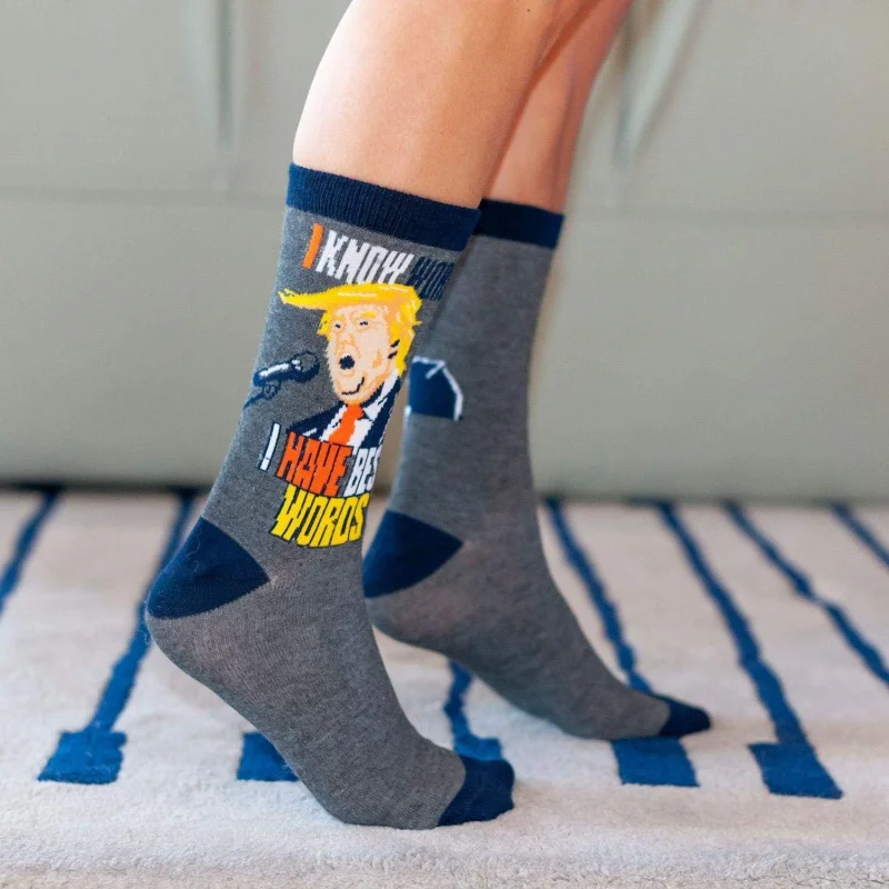 I have the best words to support Donald Trump's election socks