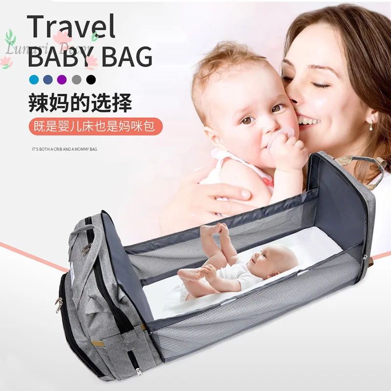 New arrival portable foldable bed backpack large capacity multifunctional storage backpack