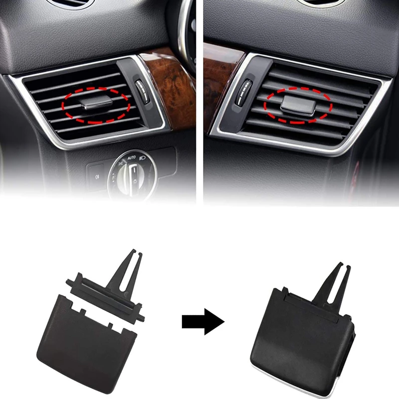 مشبك علامات تنفيس الهواء لمرسيدس بنز ، الصف الأمامي ، فتحة تهوية اليسار واليمين ، W166 ، فئة Ml Gle ، X166 ، فئة Gl Gls