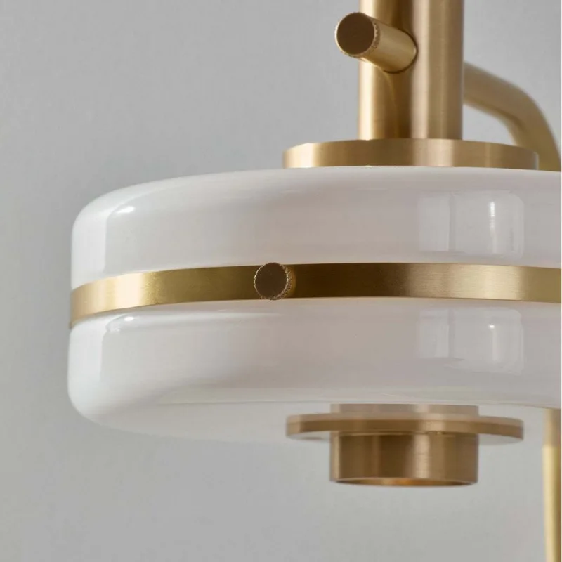 

Nordic fashion bedroom bedside small chandelier modern simple light luxury glass table lamp coffee restaurant cloakroom wall