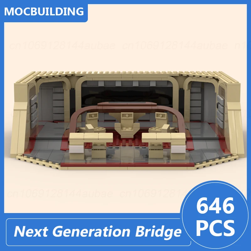 The Next Generation Bridge Diorama Model Moc Building Blocks Diy Assemble Bricks Display Scenes Educational Toys Gifts 646PCS
