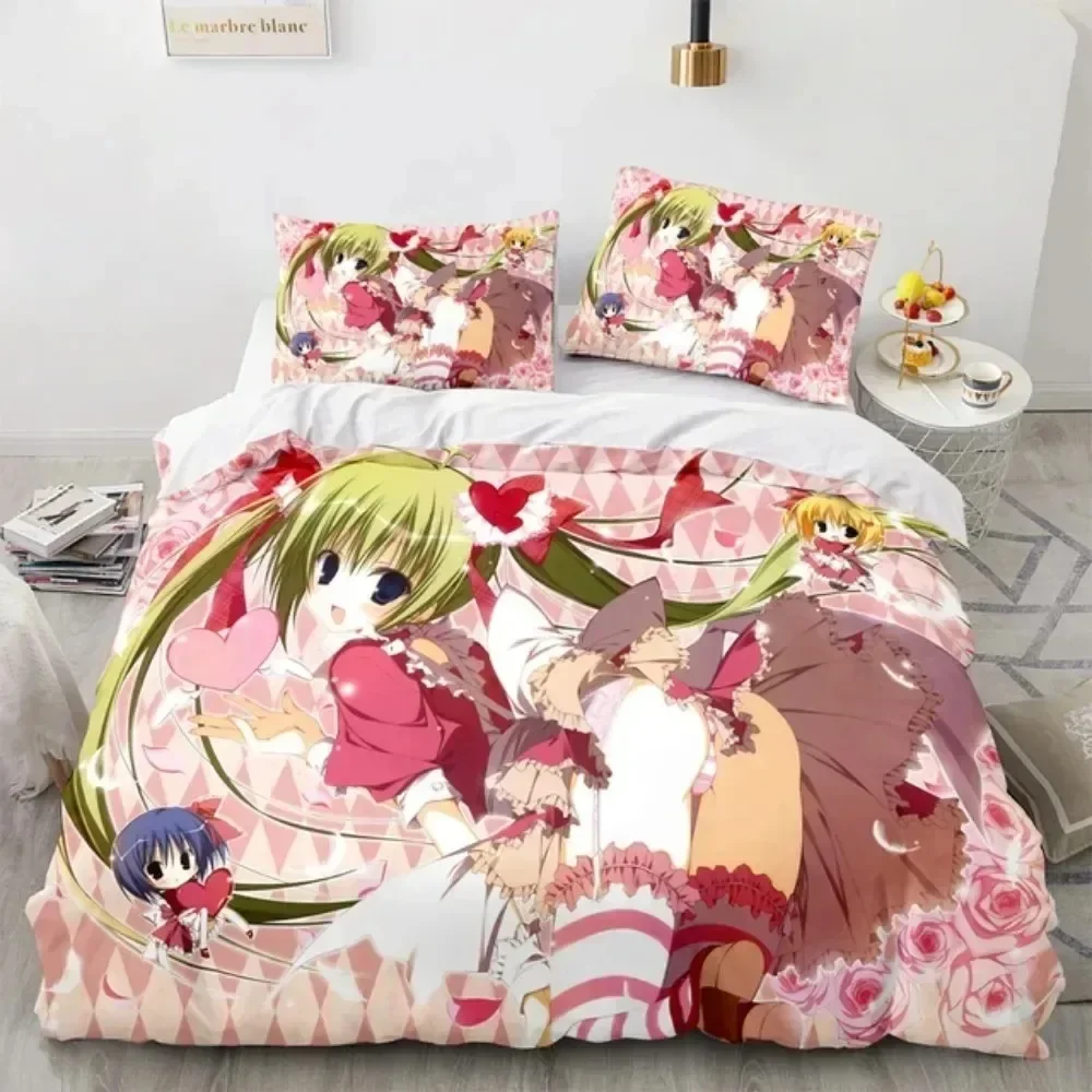 Anime Kotori Itsuka Cosplay Bedding Set 3D Printed Suitable for Bedroom Duvet Cover Set With Pillowcases Kids Home Textile