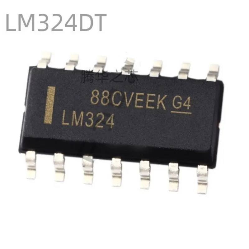 10pcs baru LM324DR DT D DG LM324M patch SOP14 Operasional amplifier patch