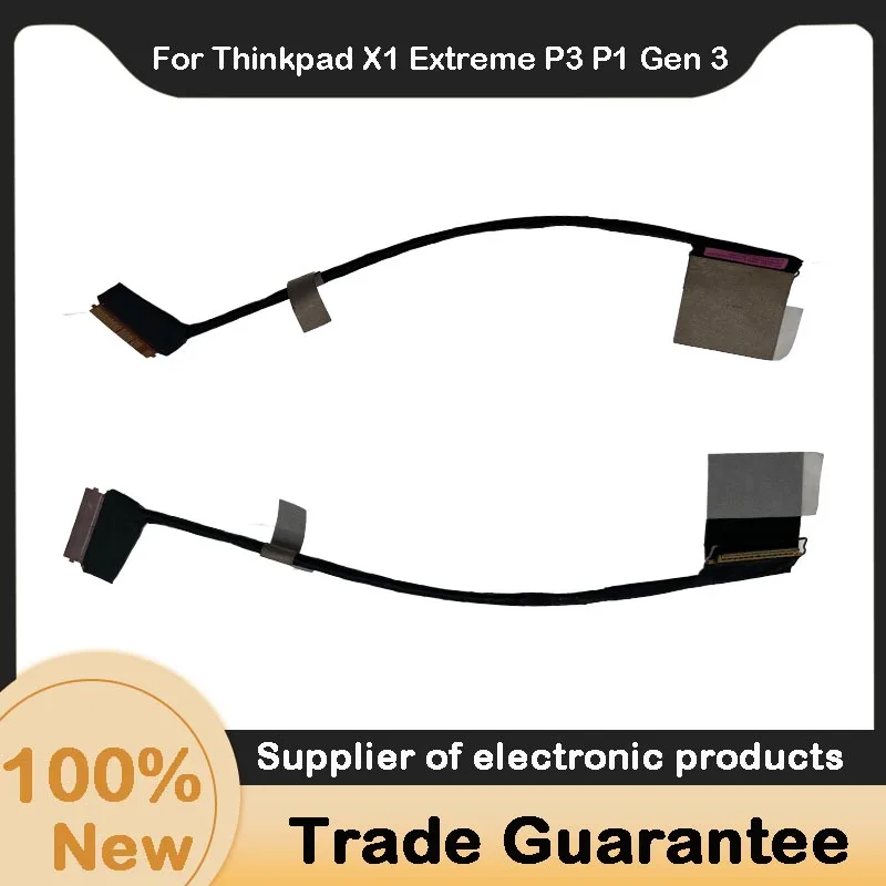 New Lcd Cable Lvds Wire Screen Line For Lenovo Thinkpad X1 Extreme P3 P1 Gen 3