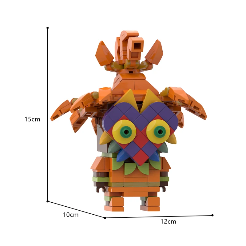 BuildMoc Tears of the Kingdom Skull Kid For Zelda Building Blocks Classic Game Anime Role Model DIY Toys Birthday Christmas Gift