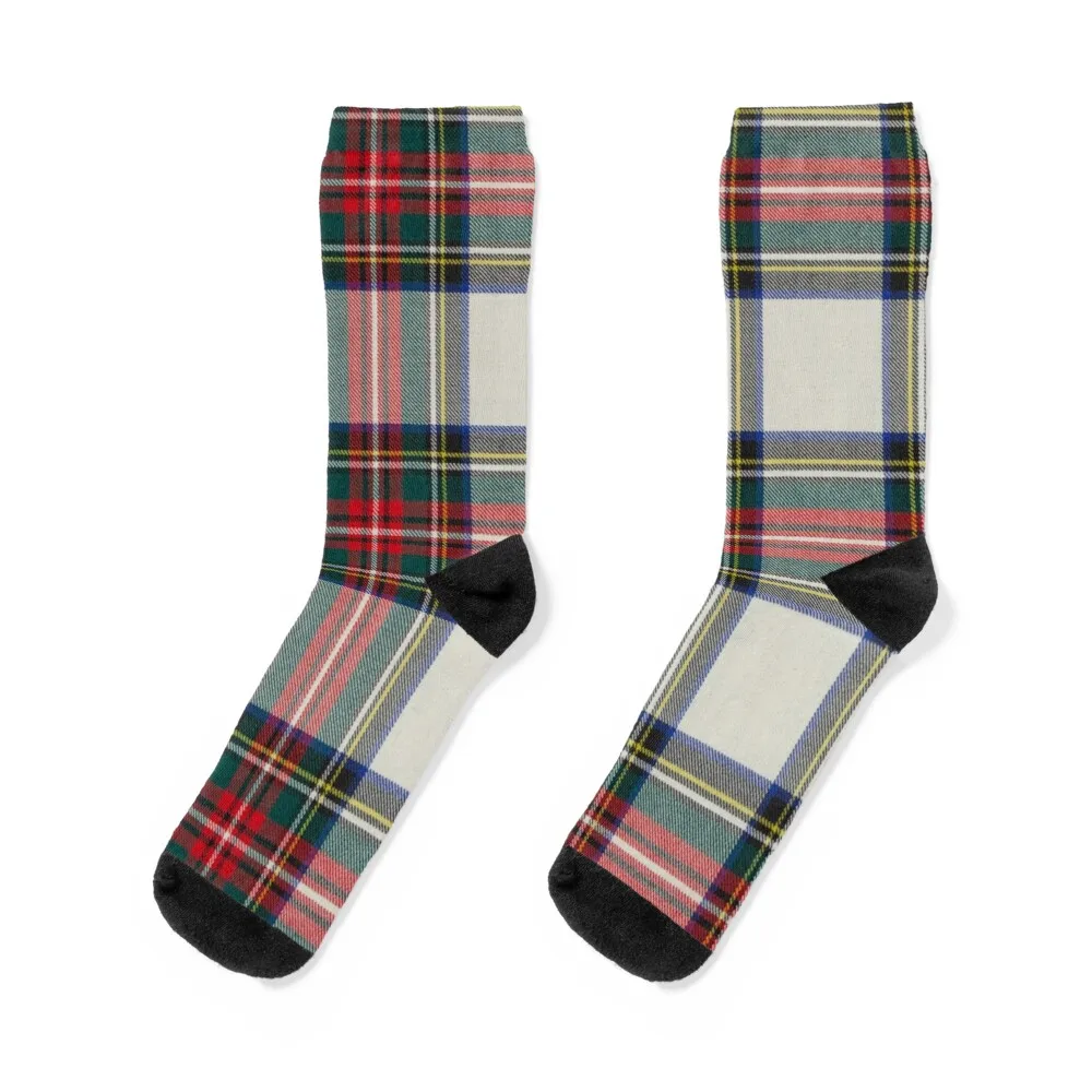 

Stewart Dress Scottish Tartan Socks ankle colored christmass gift Non-slip Socks Men Women's