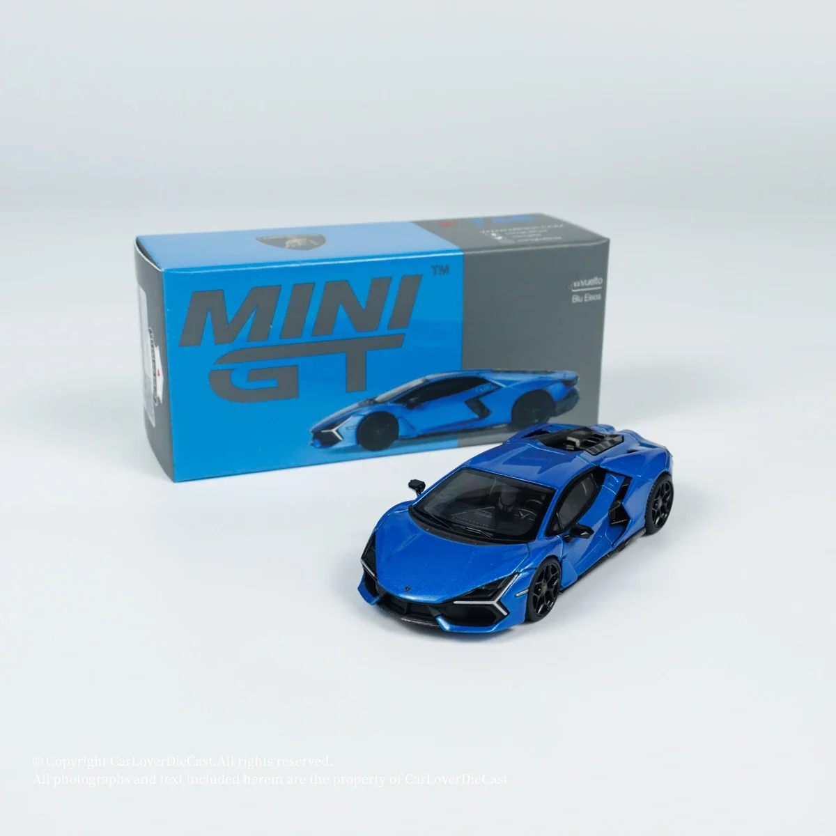 MINI GT 1:64 Revuelto Blu Eleos Diecast Model Car