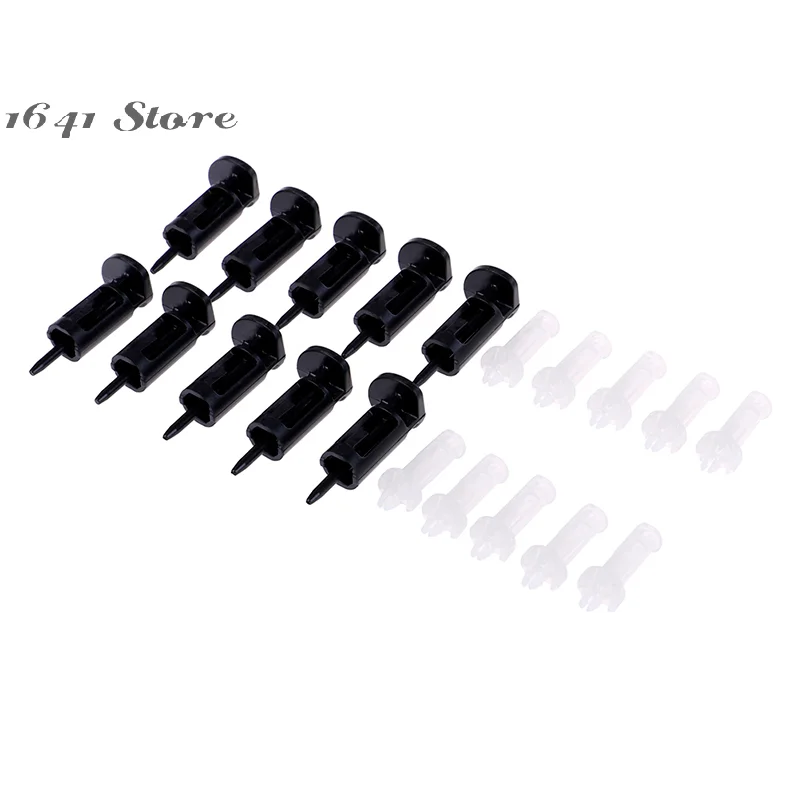 （NEW）10Pcs 775 CPU Heatsink Mount Pin Plastic Push Screw Cooling Fan Mounting Clip