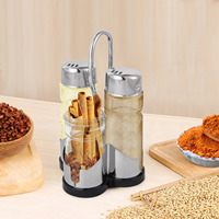 3 Pcs Spice Jars,Spice Bottle Set,Kitchen Spice Jar Set With Bottom And Lid