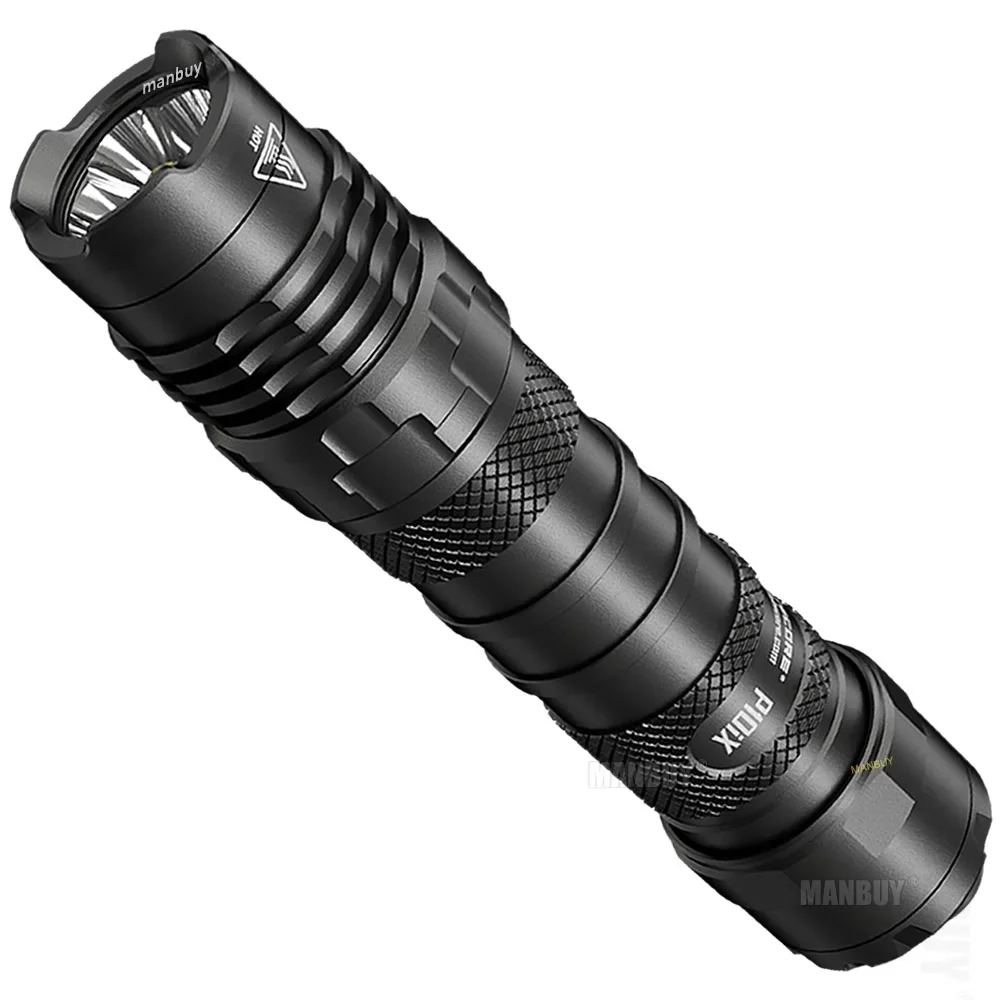 NITECORE P10i Rechargeable Flashlight + NTR10 Tactical Ring RSW2i Remote Switch GM02MH Mount 21700 Battery NTH10 Holster