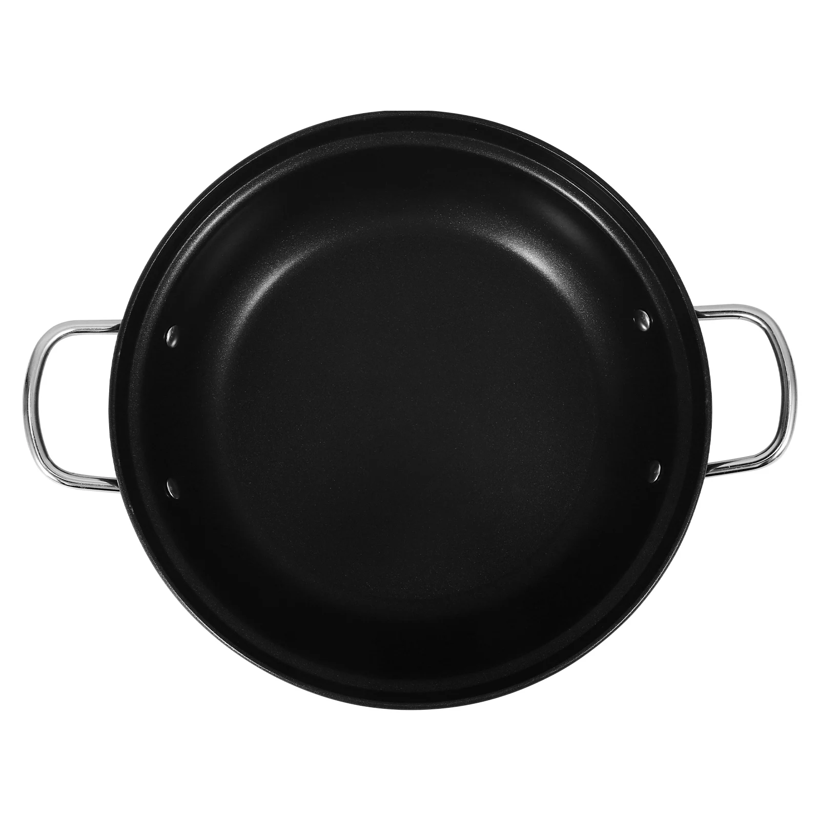 

Large Capacity Noodle Cooking Pot Iron Korean Ramen Wok Home Restaurant Use High Temp Resistant Easy Clean Metal Pan for Seafood