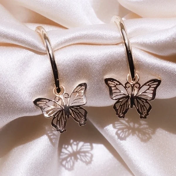 Exquisite Fashion Bohemian Hollowed-out Butterfly Earrings for Women Wedding Party Anniversary Gift Jewelry Pendientes Mujer