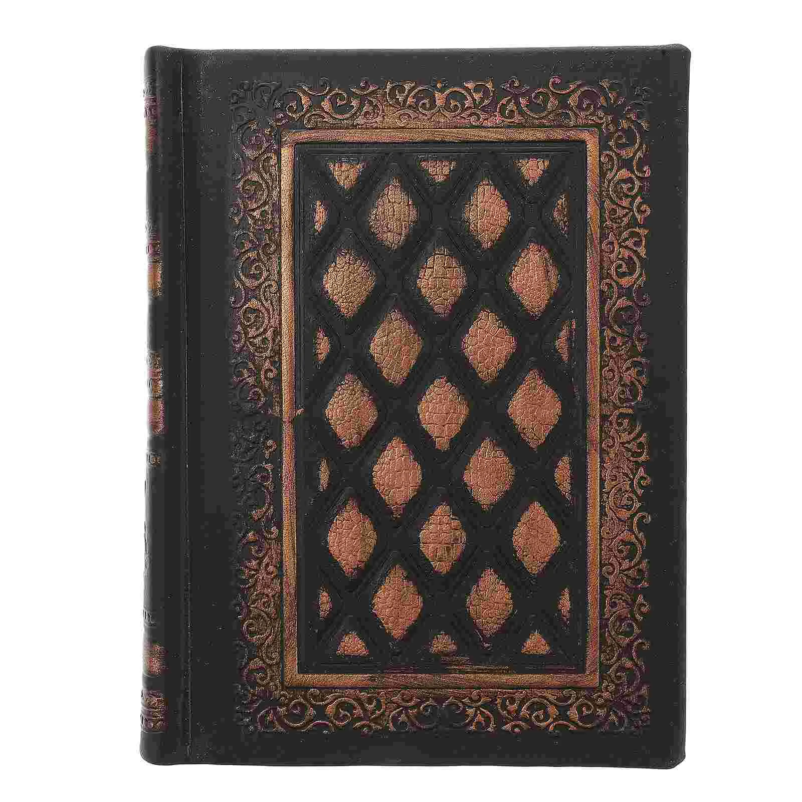 Vintage Bronze Notebook 208 Pu โน้ตบุ๊คแผ่น PU กระดาษคราฟท์สมุดบันทึก Sketch Book Travel Memo