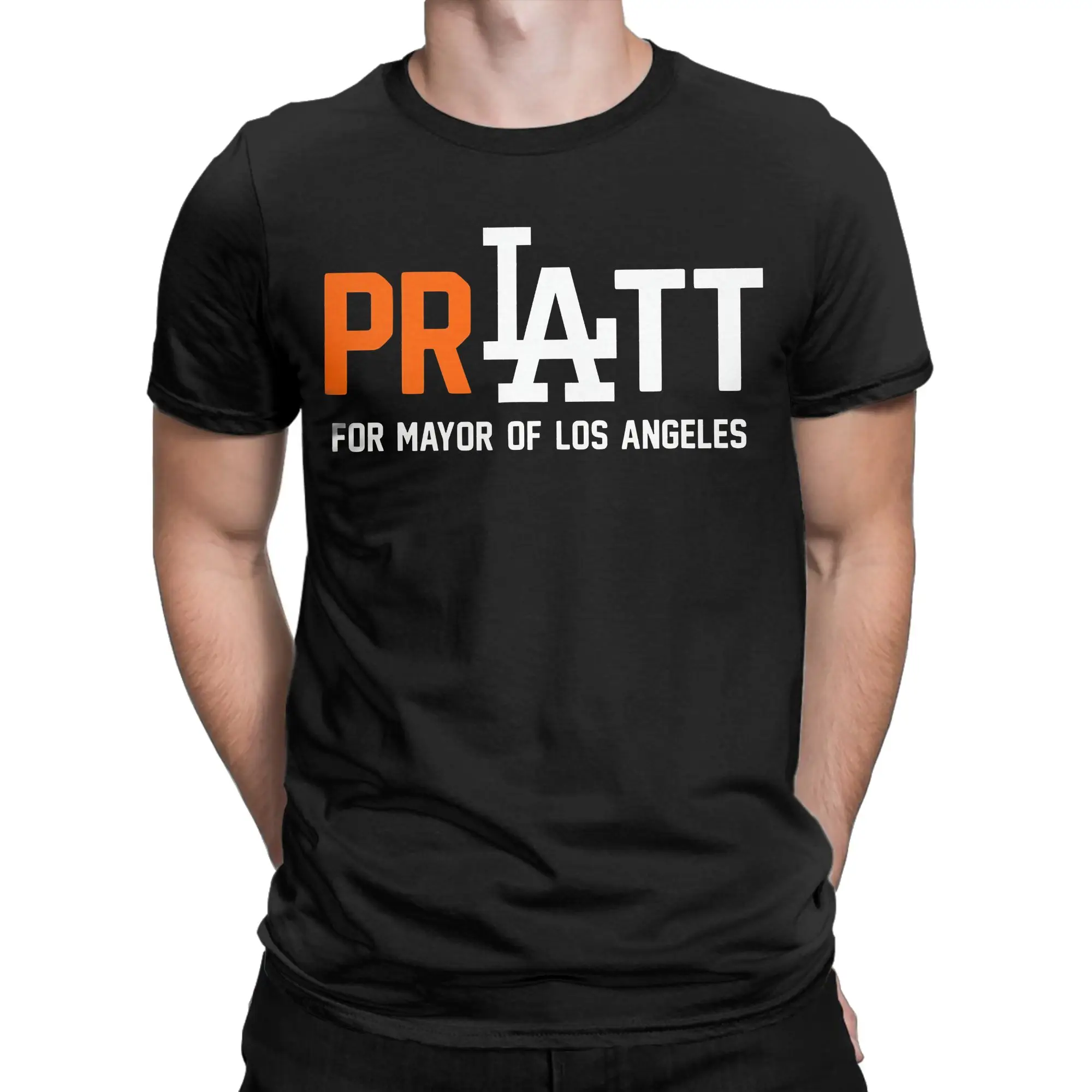 Spencer Pratt Mayor Of Los Angeles  T Shirt Men's  Pure Cotton Fashion T-Shirt Round Neck  Tee Shirt Short Sleeve Tops 6XL