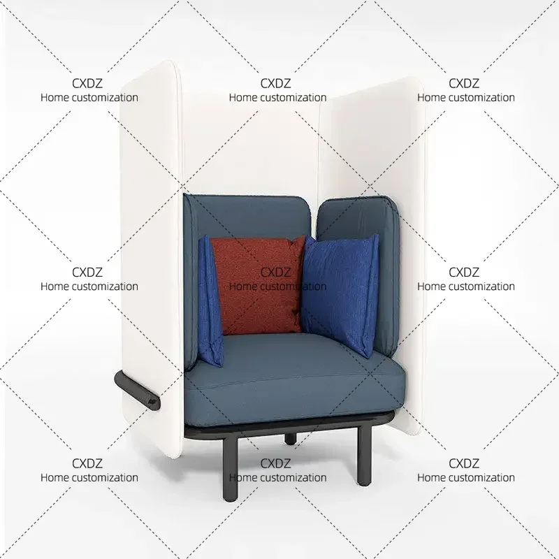 XXcreative lounge area high back card seat sofa library coffee shop sofa