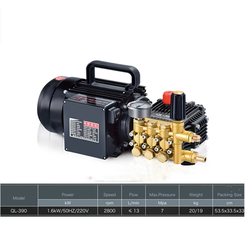 Imagem -05 - Ultra-alta Pressão Máquina de Lavar Carro 220v 1800w Portátil Máquina de Lavar Roupa do Agregado Familiar Pistola de Água Bomba de Água Ferramenta de Limpeza Ql390