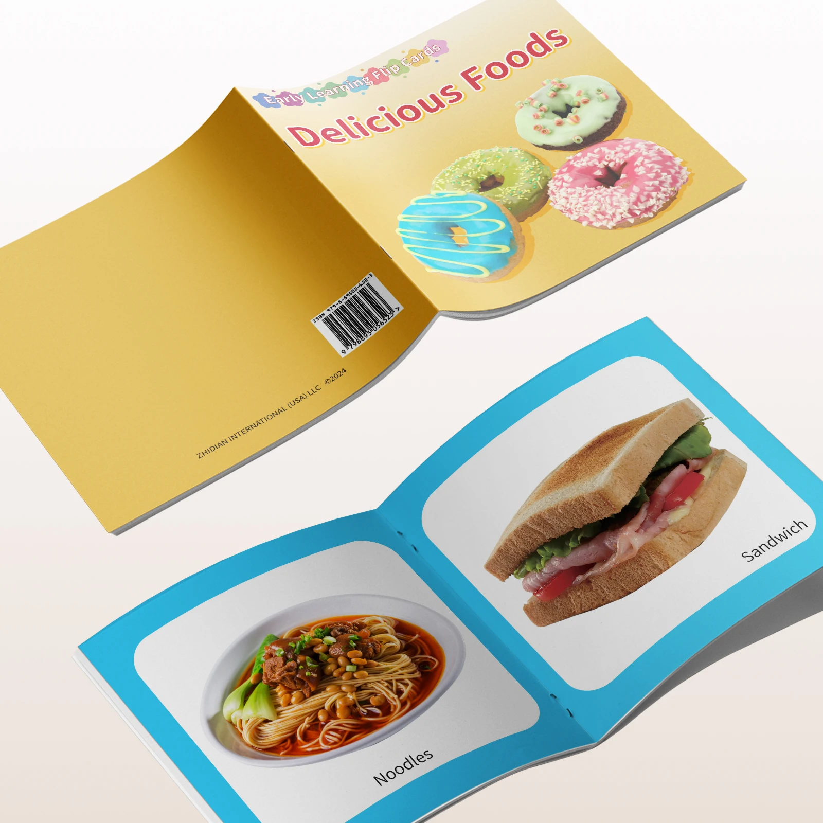 Card Books - Lively Knowledge Card Books for Early Learning, Visually Stimulating Educational Cards
