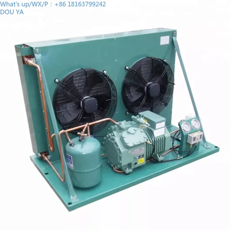 Precio del condensador industrial de la unidad de condensación sin zing del compresor de refrigeración de 6HP