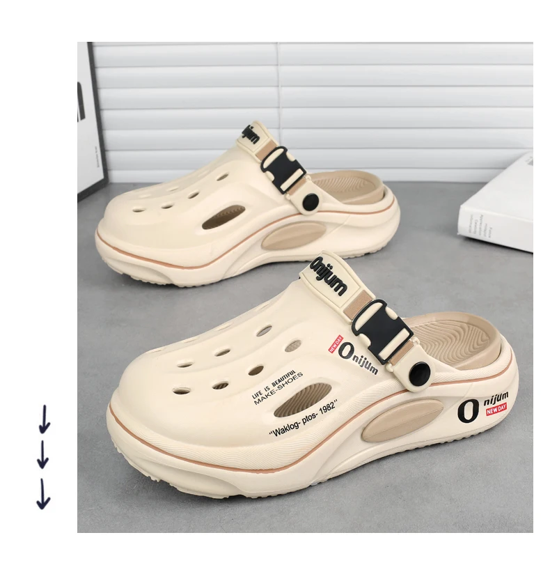 Pantuflas para Hombre, Nuevas, Ligeras de EVA, Alta Calidad, Cómodas, Suaves, para Baño, Interior, Dormitorio, Sandalias de Lujo para Mujer, Diseño Casual de Marca