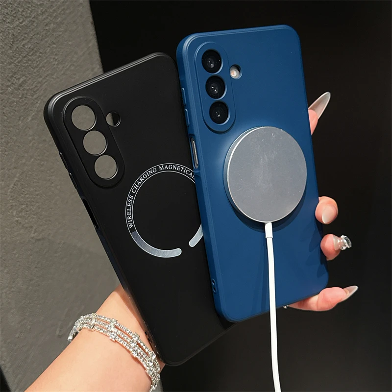 Untuk Samsung S26 S25Edge S23  - Liquid Silicone Magnetic Phone Case ulasan dan harga