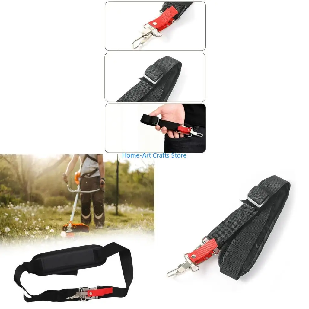 Y3NA Grass Cutter Shoulder Harness Adjustable Height Garden Power Accessories
