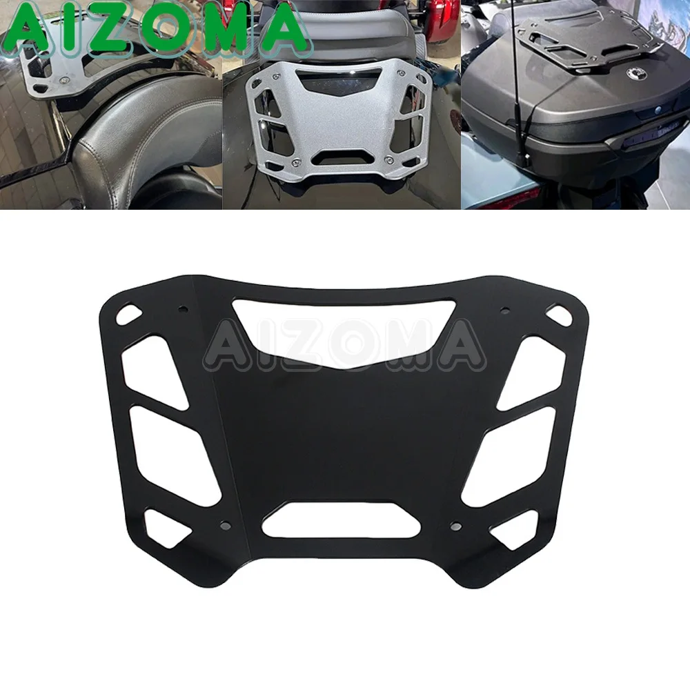 Top Case Rack For Can Am Spyder F3-T F3 Limited RT UTV Top Box Shelf Cargo Bracket Aluminum Luggage Railing Rear Bags Holder