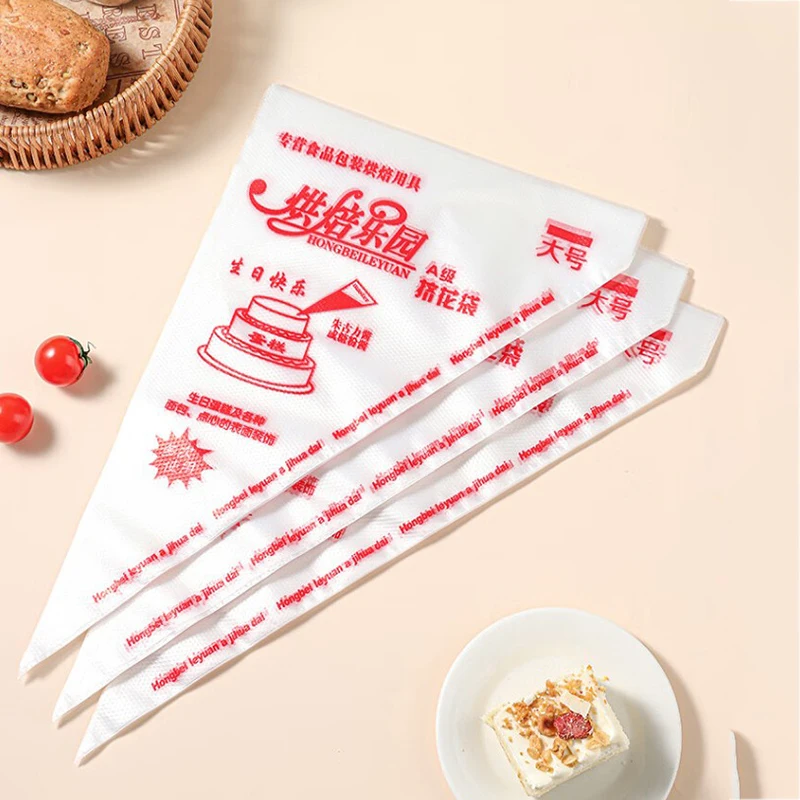 

200pcs Disposable Piping Bags Milking Oil Bag Nozzle Bags Baking Decoration Cake Icing Tools Home Cake Cupcake Decorating Tools