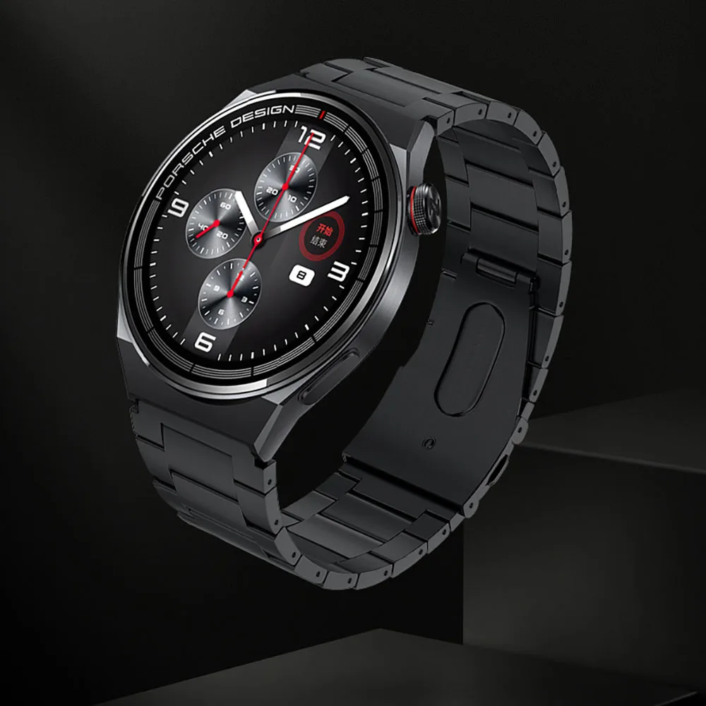 22 مللي متر حزام معدني من التيتانيوم النقي لساعة هواوي GT3 Pro/3/GT SmartWatch سوار معصم من الفولاذ المقاوم للصدأ لساعة سامسونج 3/Amazfit GTR