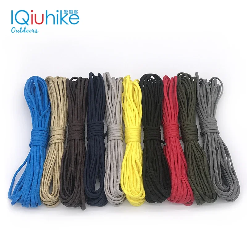 Paracord 550 Rope Parachute Cord Lanyard Tent Rope Guyline Mil Spec Type III 7 Strand 5 Meters  Hiking Camping DIY 208 Colors