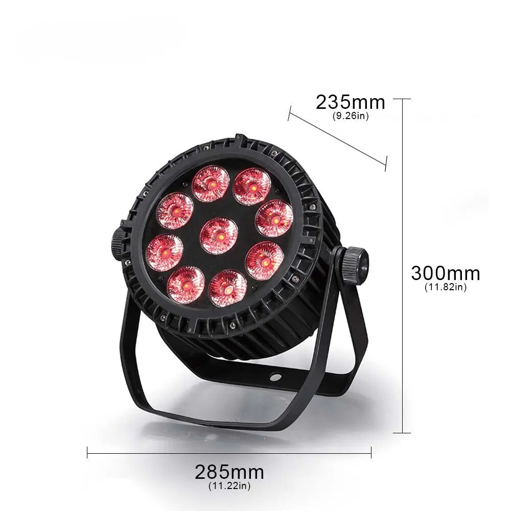 RDM 220v LED Waterproof Par Light Outdoor Christmas Party Club Dj Stage Light