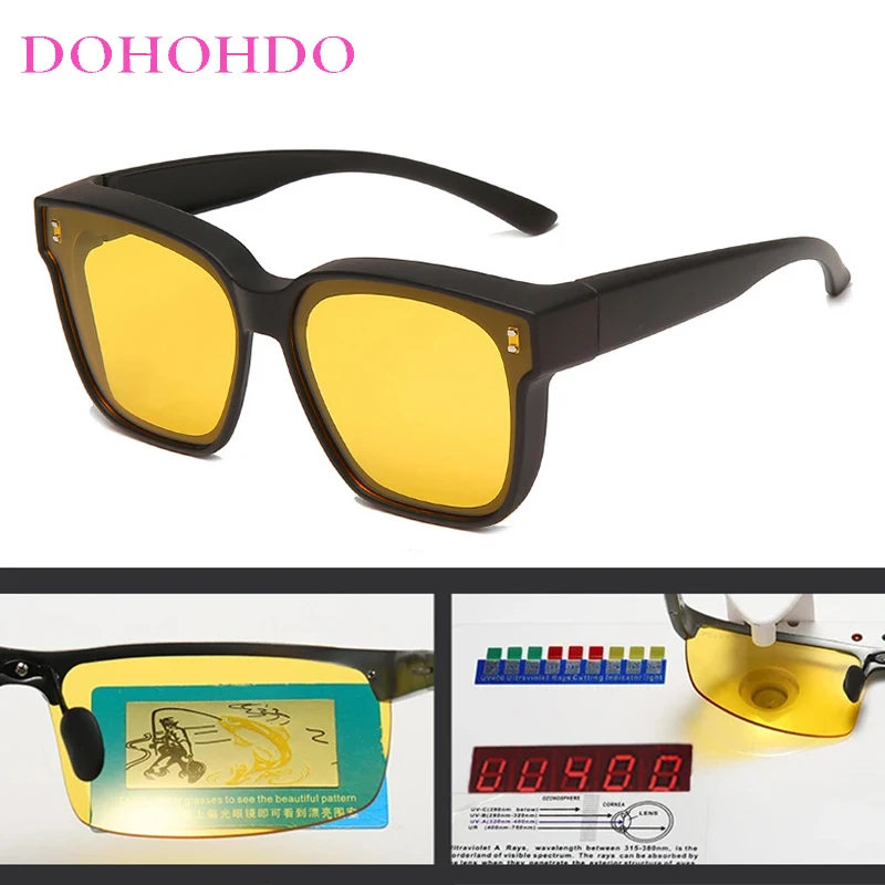 

Classic Outdoor Sports Clip-On Sun Glasses Men UV400 Retro Designer Night Vision Anti-Glare Women Sunglasses Polarized Goggles