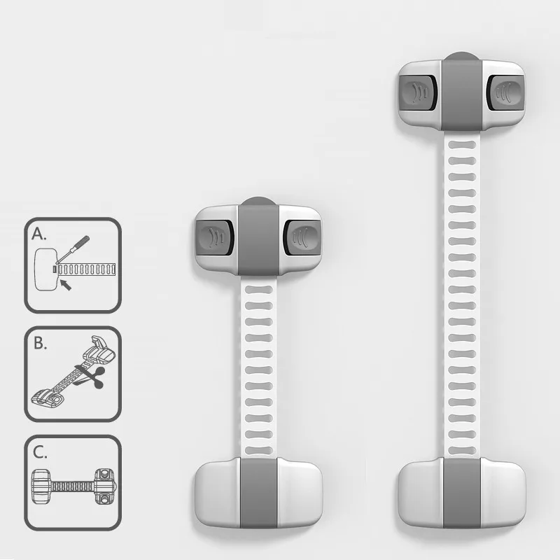 Blokada bezpieczeństwa dla dzieci Zabezpieczenie przed zaciskiem dla dzieci Blokada drzwi szafki na rękę Zapięcie Ochrona dziecka Blokada lodówki