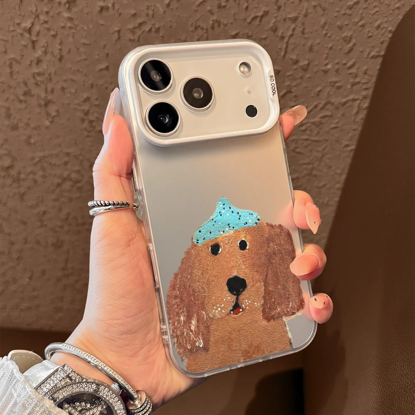 

Oil Painting Puppy Phone Case For Samsung Galaxy S25 S24 S23 S22 Ultra S21 Plus FE A16 A56 A15 A55 A54 A53 A36 A35 A34 A33 Cover