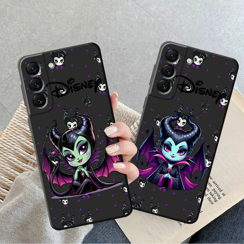 Disney Poshion Queen witch Phone Case for Samsung Galaxy S21 5G S22 Plus S24 Ultra S21 FE S20 S23 Ultra Cover Bumper Silicone