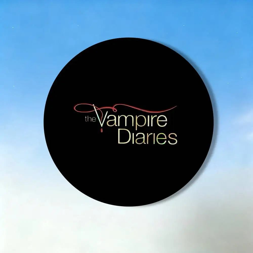 The V-Vampire D-Diaries Badges Personalized Handmade Round Brooches Pins Accessory 25mm 75mm 44mm 58mm 32mm