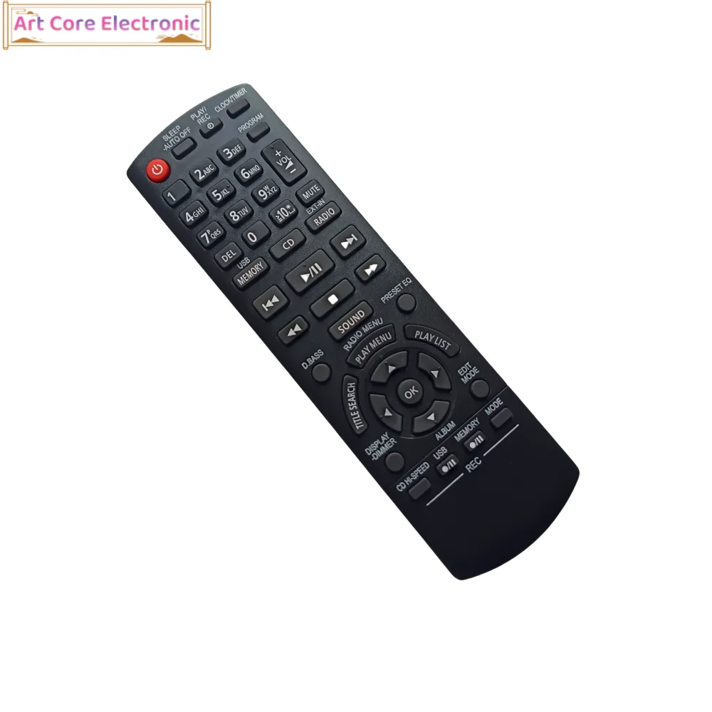جهاز تحكم عن بعد جديد مناسب لنظام الصوت ستيريو CD باناسونيك SA-AKX54PH SC-AKX52 SA-AKX52 SA-AKX34 SA-AKX54PN SC-AKX54 SA-AKX54