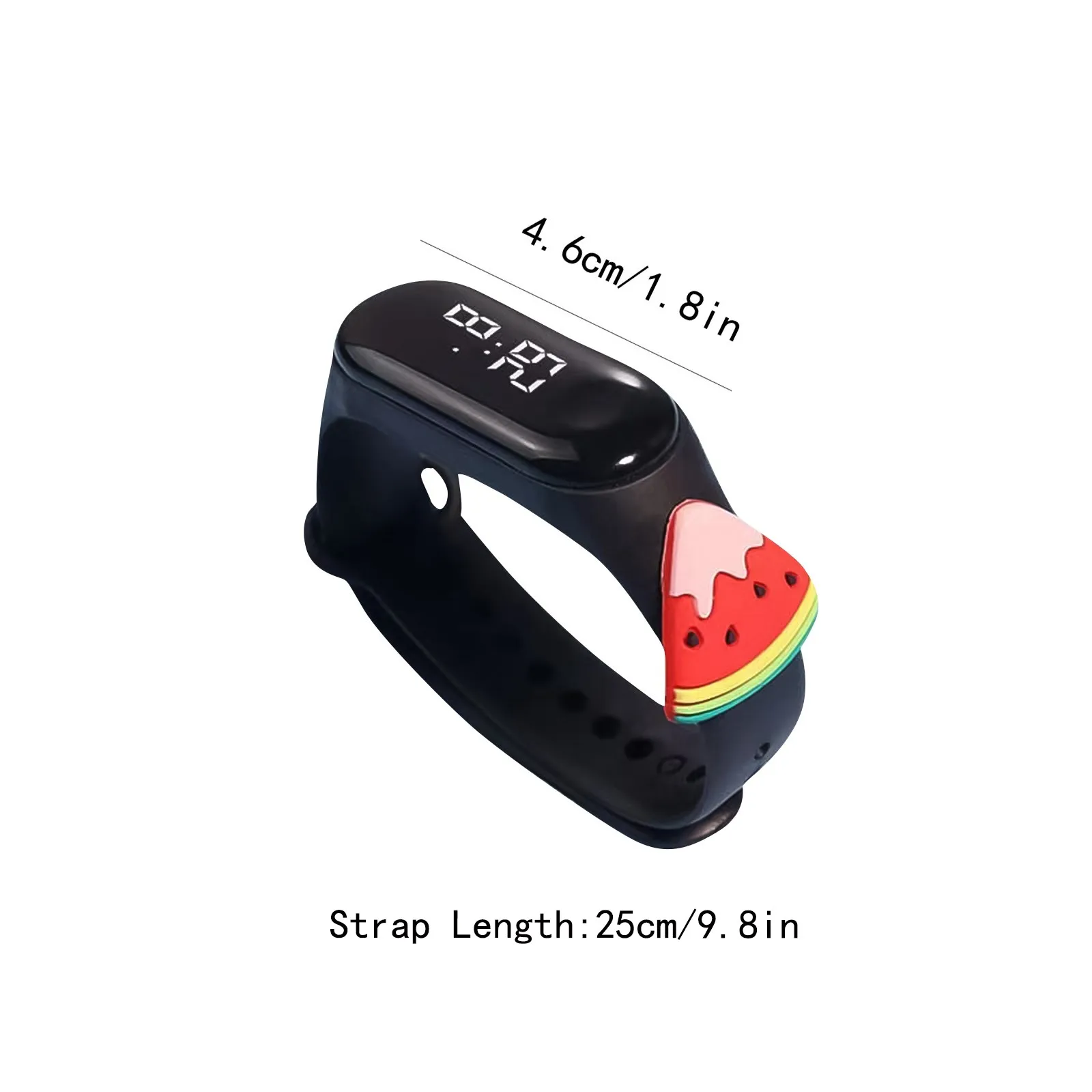 Kinder elektronische Uhr Jungen und Mädchen führte Display Uhr Spielzeug Cartoon Obst Armband Uhren für Geschenke Casual Sport uhr