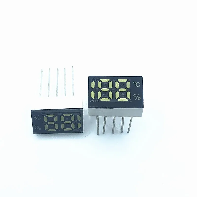 5pcs 1209-5  White Digital Tube LED Display 12*8*4MM