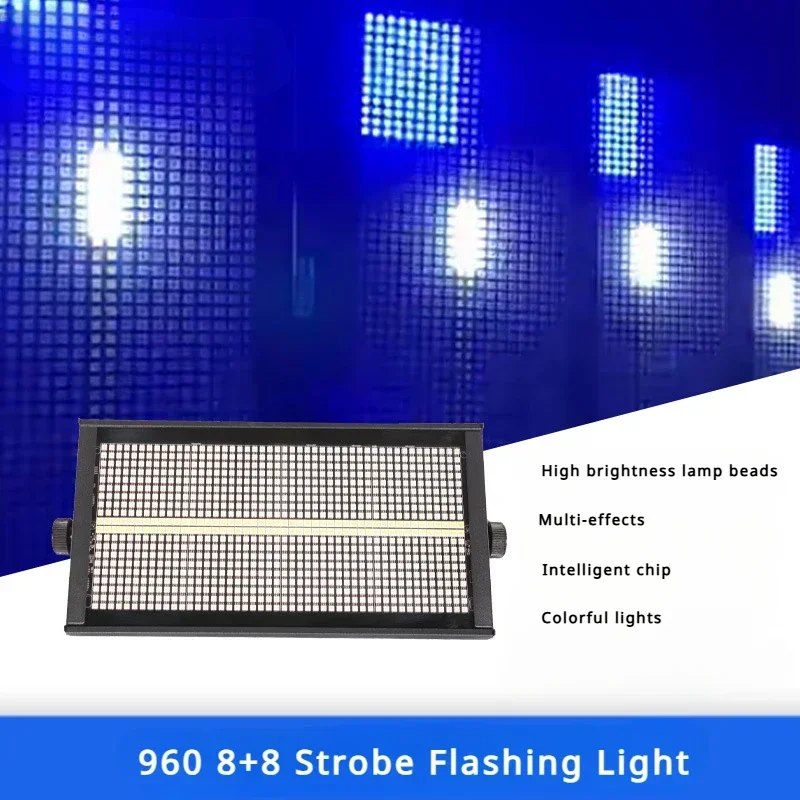 

240W RGB Strobe Flashing light 960 Beads Sound Activated Stage Lighting Marquee for KTV Concert Outdoor Performance DMX512 RDM