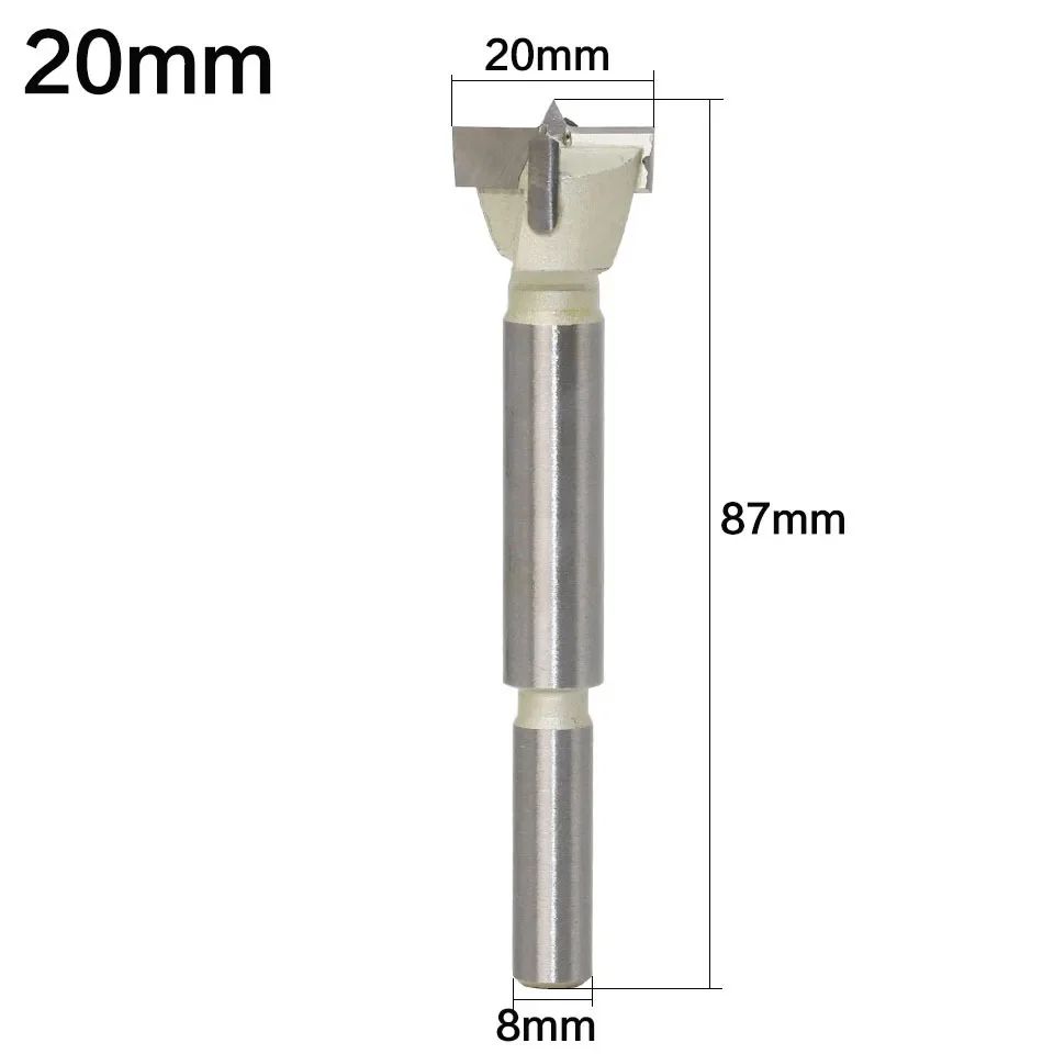 1PC 15mm-32mm Forstner Tips Drill Bits Woodworking Tools Hole Saw Cutter Hinge Boring Round Shank Tungsten Carbide Cutter