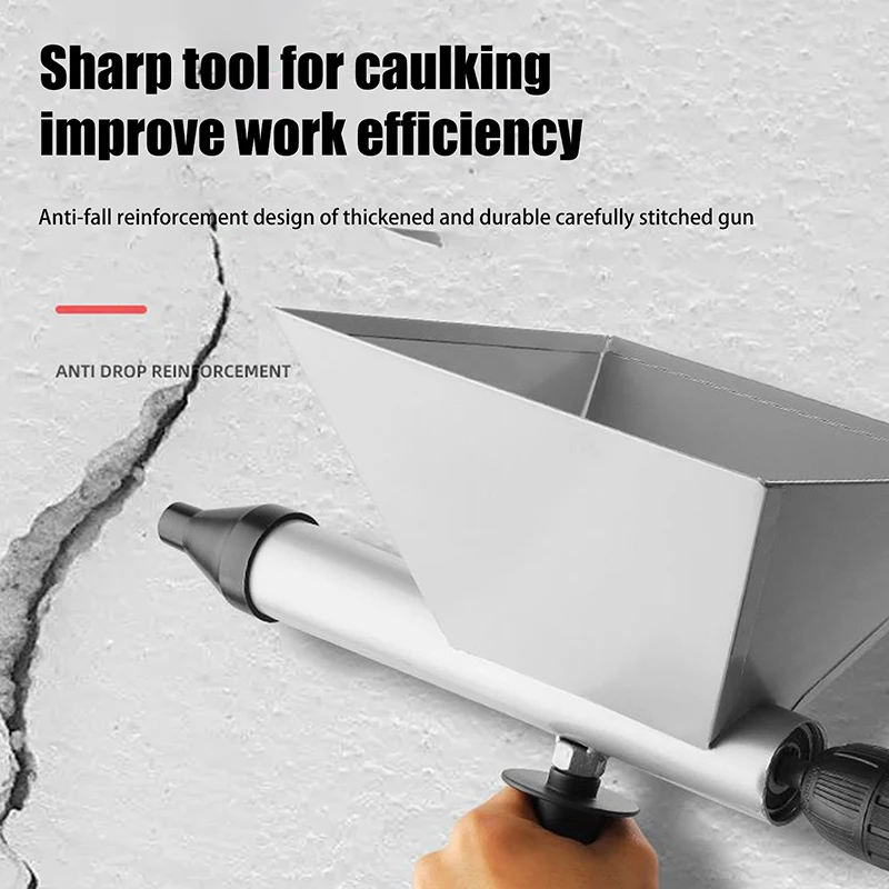 مسدس السد الكهربائي الأوتوماتيكي - أداة الحشو المحمولة مع فوهة لملء الأسمنت والجص، DIY والاستخدام الاحترافي