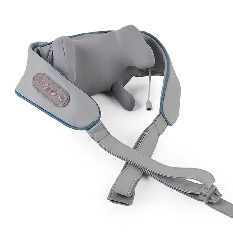 Wireless Neck And Back Massager Neck And Shoulder Kneading Massage Shawl Neck Cervical Relaxing Trapezius Massager