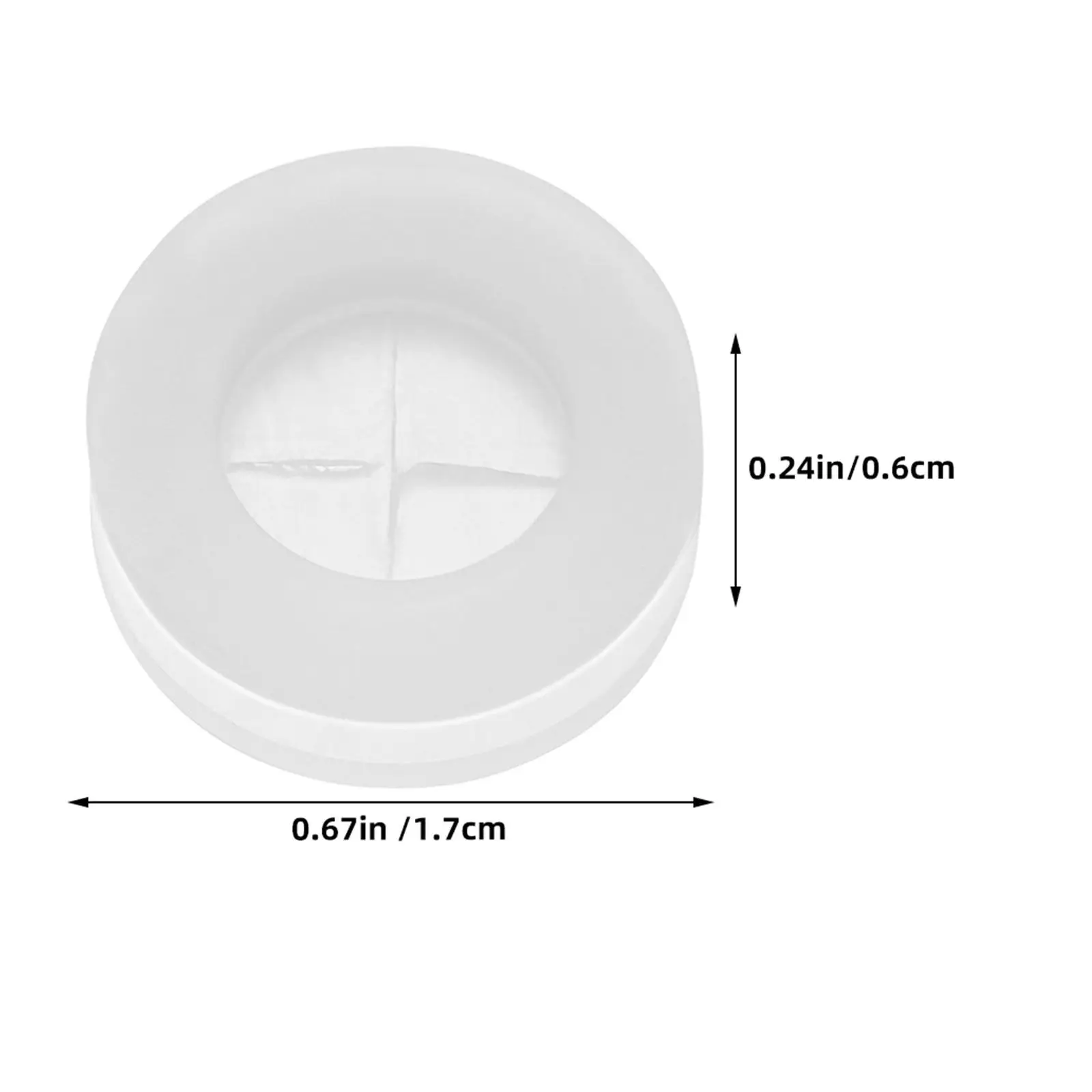 24Pcs Silicone Straw Hole Plug for Wide Mouth Jar Lids Fermenter Lid Grommet Secure Fit Easy Insert Remove Spill Prevention