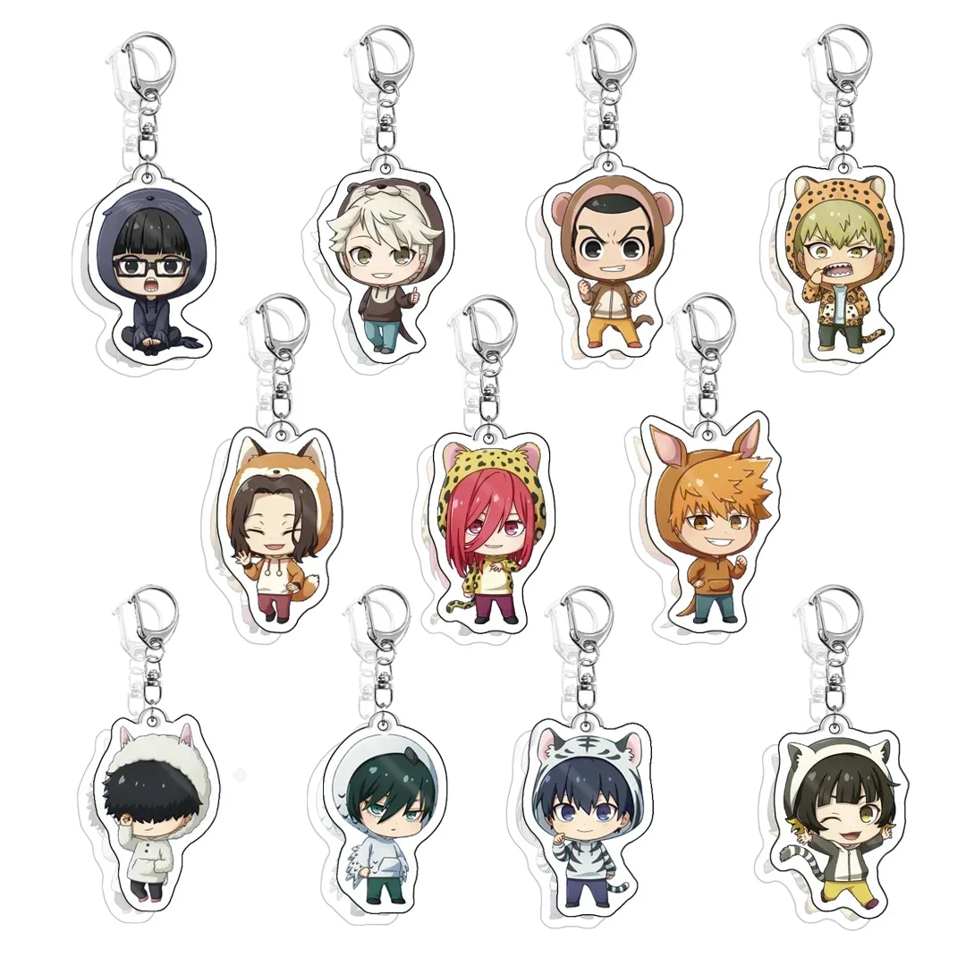 Anime Blue Lock Keychain, Chigiri, Hyouma, Isagi, Yoichi, Bachira, Meguru, Kunigami, Rensuke, Seishiro, Nagi