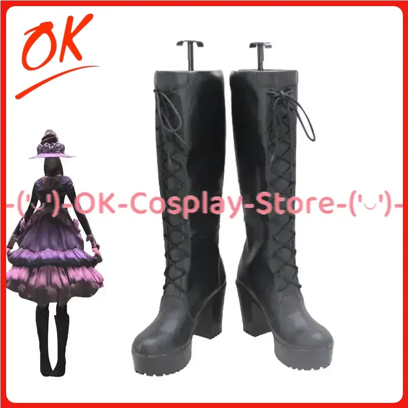 

[Customized] FF14 Edda Cosplay Shoes Anime Roleplay Prop Halloween Carnival Party PU Leather Boots