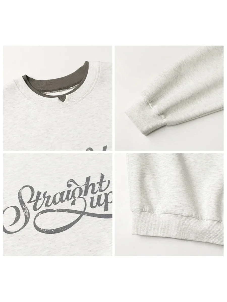 سترة بغطاء رأس أنيقة برقبة مستديرة للنساء ، بلوفر نسائي ، بلوزة رياضية غير رسمية ، بلوزات فضفاضة ، شارع جديد ، ربيع ، خريف ، #4