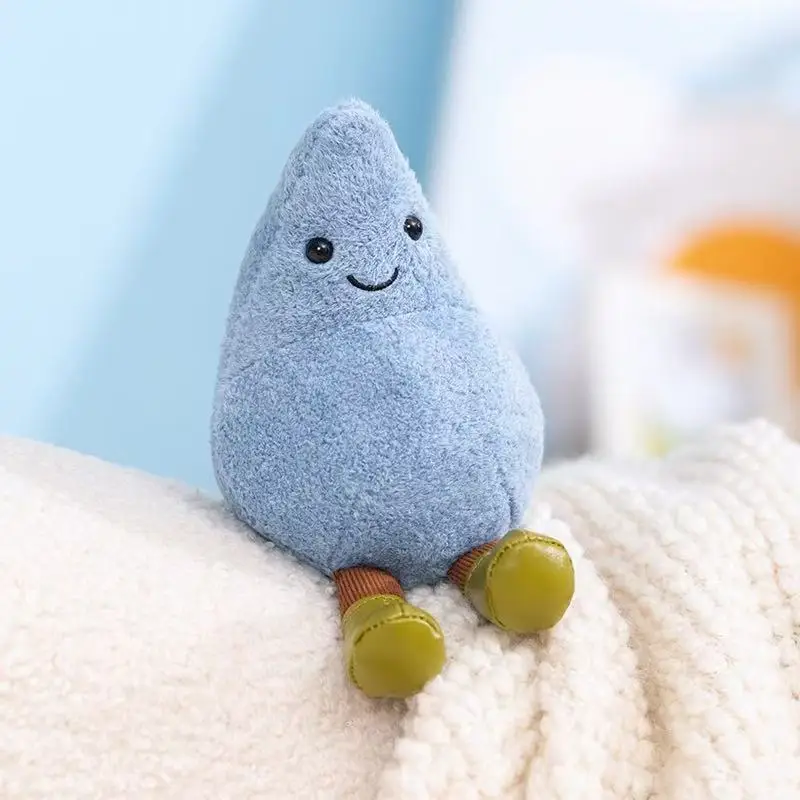 Nowa Wampirzyca Bakłażan Kropla Deszczu Lalka Symulacja Wypełniona Pluszowa Zabawka Kreskówka Anime Śliczny Prezent Urodzinowy dla Dzieci Zabawna Lalka