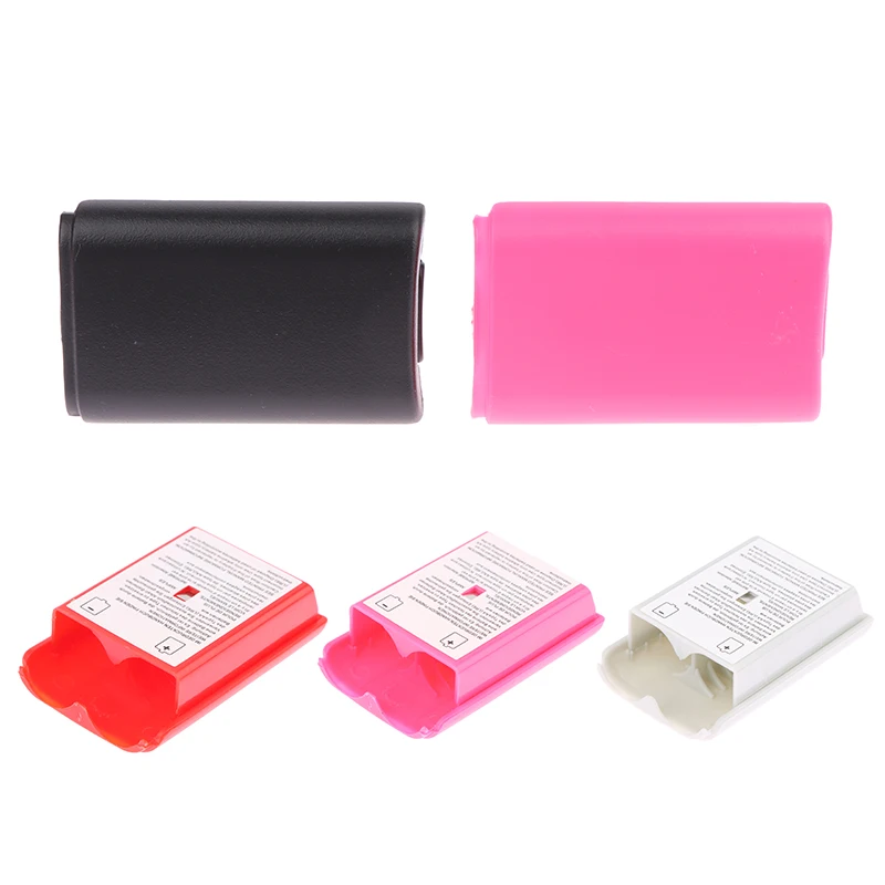 1pcs Game Battery Case For Xbox 360 Battery Case Wireless Controller Rechargeable Battery Cover With Sticker Gamepad Accessories