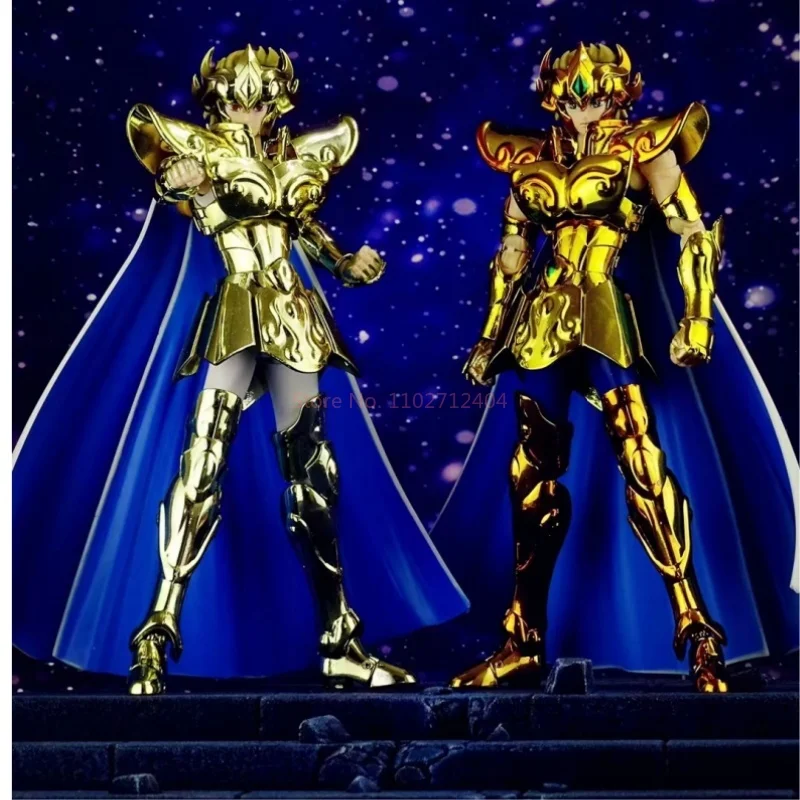 Figura de acción de Anime modelo Cs Gold Saint Seiya Myth Cloth Ex Leo Aiolia Knight, modelo de Pvc del zodiaco, juguetes de colección, regalos