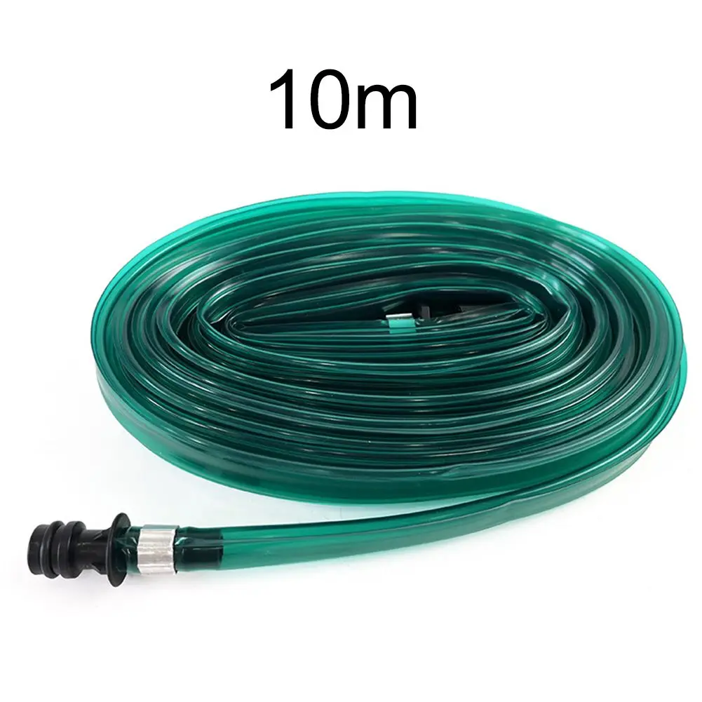 

For Flowers Flat Sprinkler Hose Garden Watering Easy Storage Even Water Flow Leakage Resistance Lightweight Design